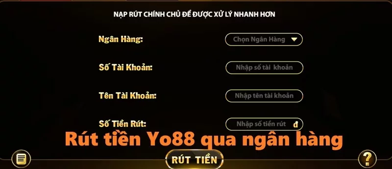 Rút tiền về ngân hàng Rút tiền về ngân hàng